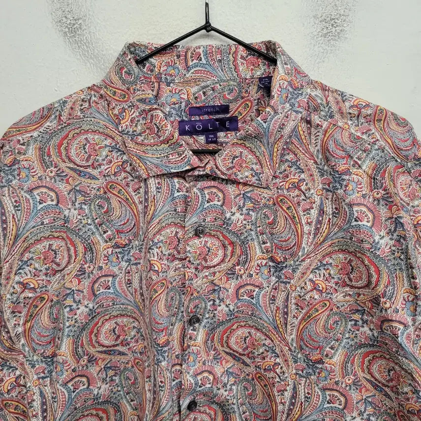 [BUNJANG] KOLTE Paisley Pattern Shirt / [115/3XL] KOLTE 페이즐리 패턴 셔츠 / USA