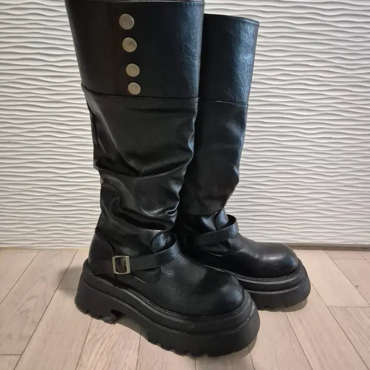 [BUNJANG] 250 Platform Boots / 원가 56,000->31,000 / 250 롱부츠 워커 통굽