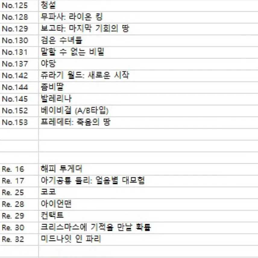 [BUNJANG] Various Original Tickets / 여러 오리지널 티켓 오티 판매