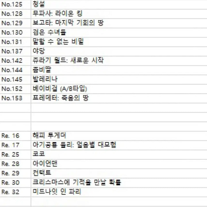 [BUNJANG] Various Original Tickets / 여러 오리지널 티켓 오티 판매