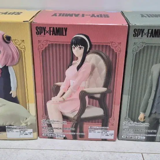 [BUNJANG] Spy x Family Family Photo Figure Set / 스파패 가족사진 피규어 3종 일괄판매