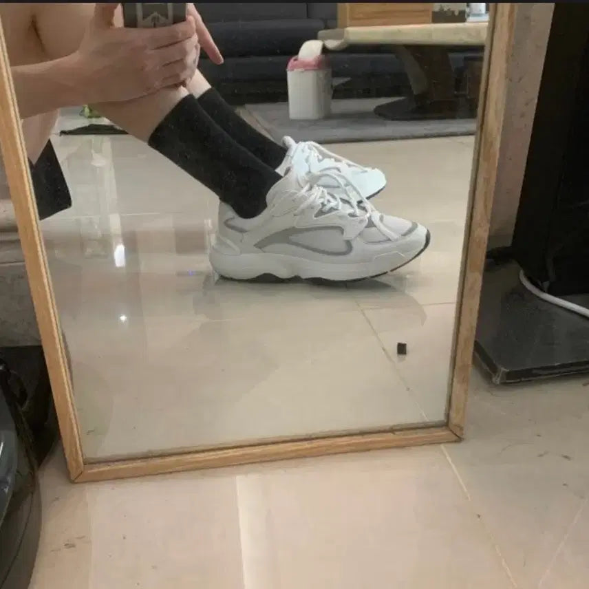 [BUNJANG] Dior B24 Oblique White Sneakers / [40] 디올 b24 오블리크 화이트