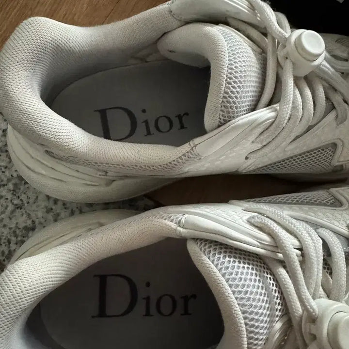 [BUNJANG] Dior B24 Oblique White Sneakers / [40] 디올 b24 오블리크 화이트