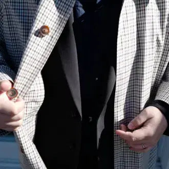 [SOLD OUT] AURALEE FINX WEATHER  CLOTH CHECK COAT