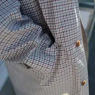 [SOLD OUT] AURALEE FINX WEATHER  CLOTH CHECK COAT