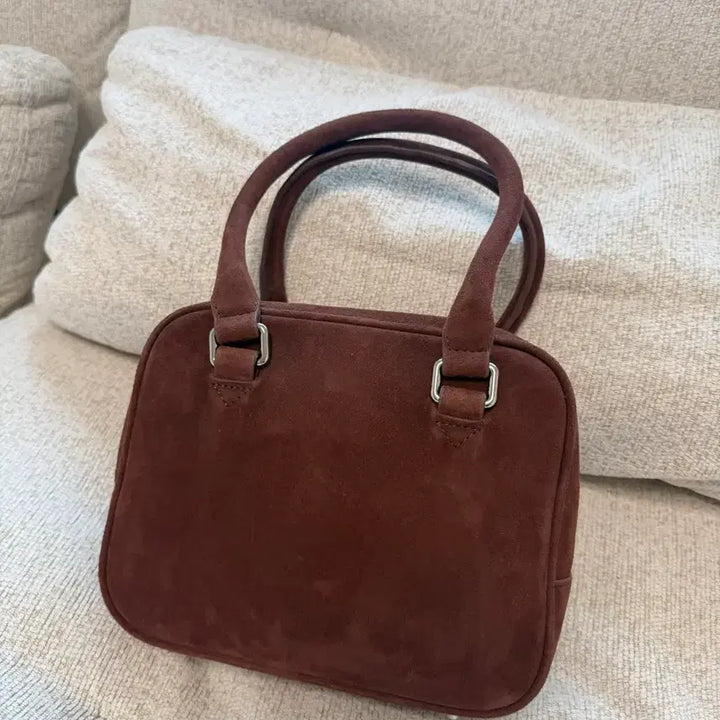 [BUNJANG] Fyeo Suede Tote Bag Brown / Fyeo 포유온 스웨이드 토트백 브라운