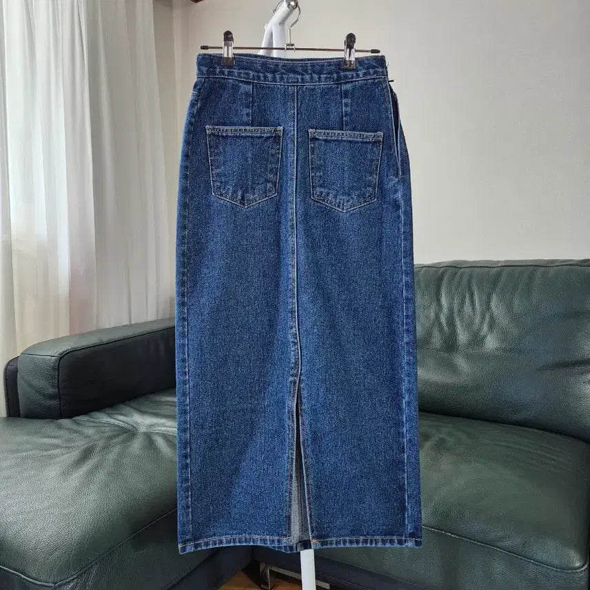 [BUNJANG] Lovefrom Denim Long Skirt / Lovefrom 데님 롱 스커트 S