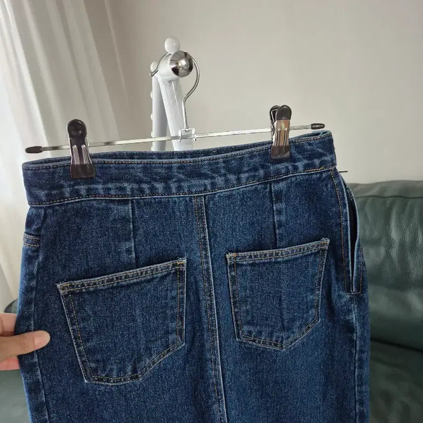 [BUNJANG] Lovefrom Denim Long Skirt / Lovefrom 데님 롱 스커트 S