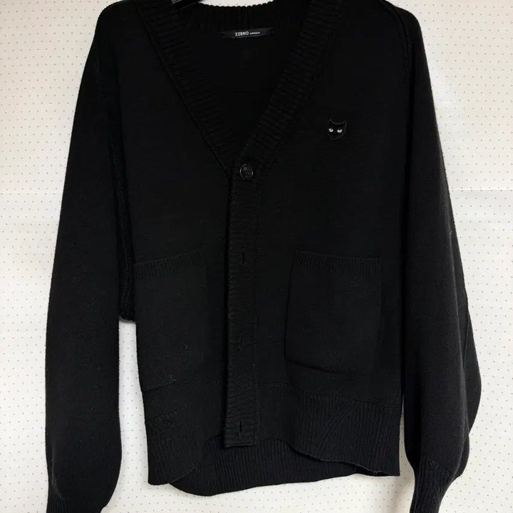 [BUNJANG] Z_Zero Panther Raglan Cardigan Black / 지제로 팬서 라글랑 가디건 블랙, S