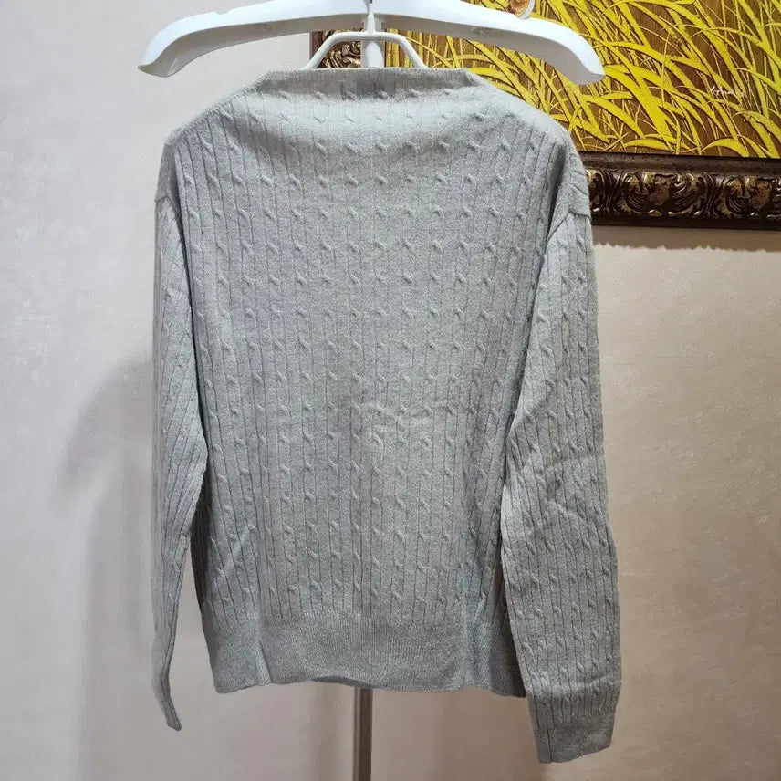 [BUNJANG] Mint Gray Thin Spring Knit / 민트그레이 얇은 봄 니트