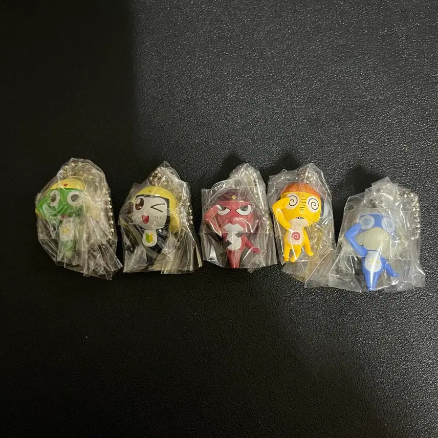 [SOLD OUT] [재입고] 케로로 구미 키링 불투명 세트