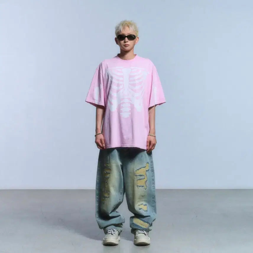 [BUNJANG] Skeism Inducing Damage Jeans / 스키즘인듀싱 데미지 진 M