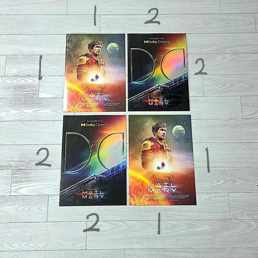 [BUNJANG] Project Hail Mary Dolby Cinema A3 Poster / 프로젝트헤일메리 돌비 포스터 씨네큐 포스터 프로젝트헤일메리씨네큐돌비포스터