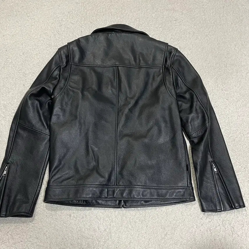 [BUNJANG] Aging CCC Cowhide Leather Jacket (M) / 에이징씨씨씨 소가죽 자켓 m