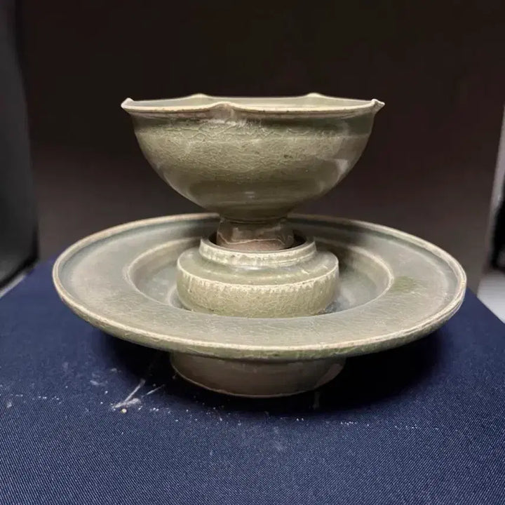 [BUNJANG] Song Dynasty Celadon Porcelain / 진품 송조시대 복건에서 생산한 월요술잔 세트