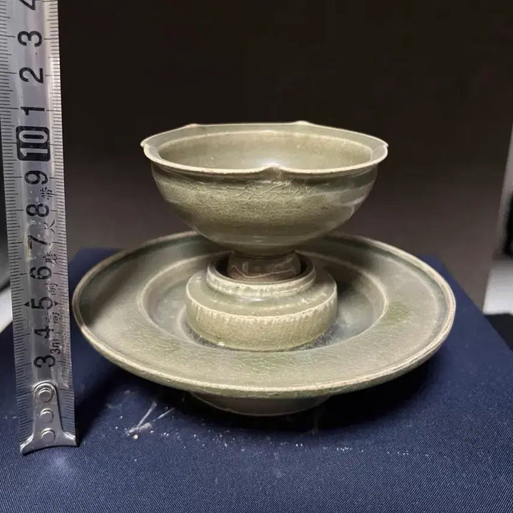 [BUNJANG] Song Dynasty Celadon Porcelain / 진품 송조시대 복건에서 생산한 월요술잔 세트