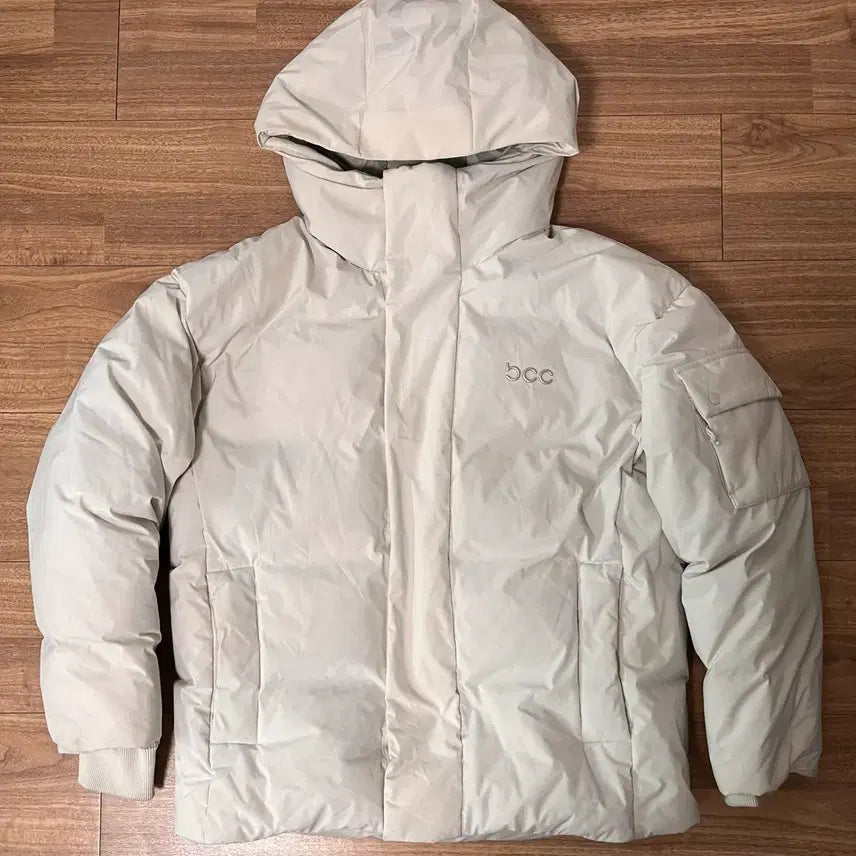 [BUNJANG] Blackyak BCC Booster Hooded Down Padding Ivory Size 100 / 블랙야크 BCC 부스터 후드 다운 패딩 100