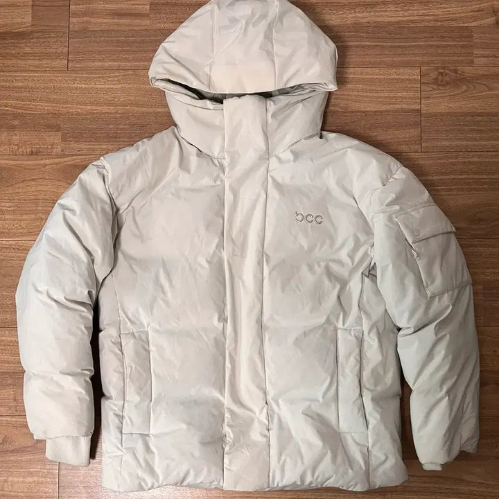 [BUNJANG] Blackyak BCC Booster Hooded Down Padding Ivory Size 100 / 블랙야크 BCC 부스터 후드 다운 패딩 100