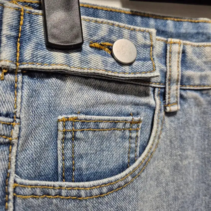 [BUNJANG] Denim Midi Skirt / (세일)(새상품)연청 데님 스커트 H라인 미디 스커트