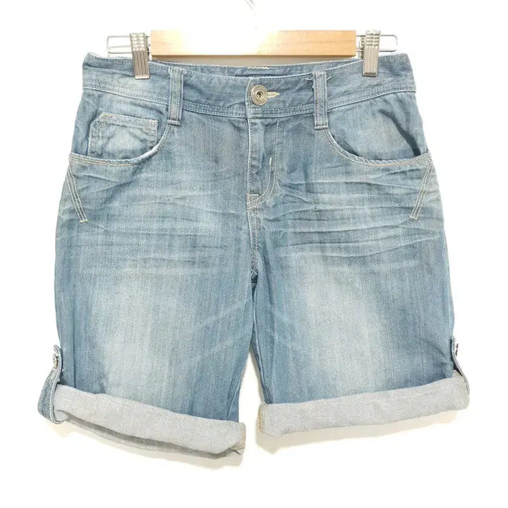 [BUNJANG] Tomboy Denim 5-Part Pants / 톰보이 데님 5부 팬츠 55_S0039
