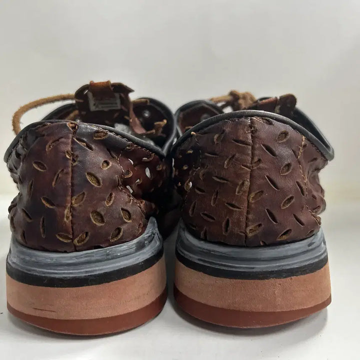 [BUNJANG] Visvim Patrician Perf-Folk Leather Shoes / VISVIM 올드비즈빔 페트리션포크 퍼프 270