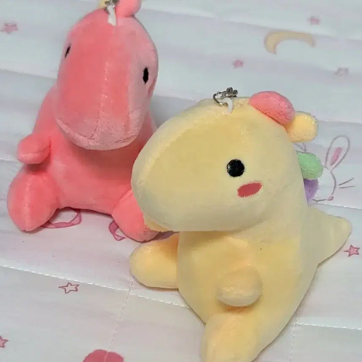 [BUNJANG] Dinosaur Plush Keyring Bundle Set / 공룡인형키링 2개 일괄 0.5