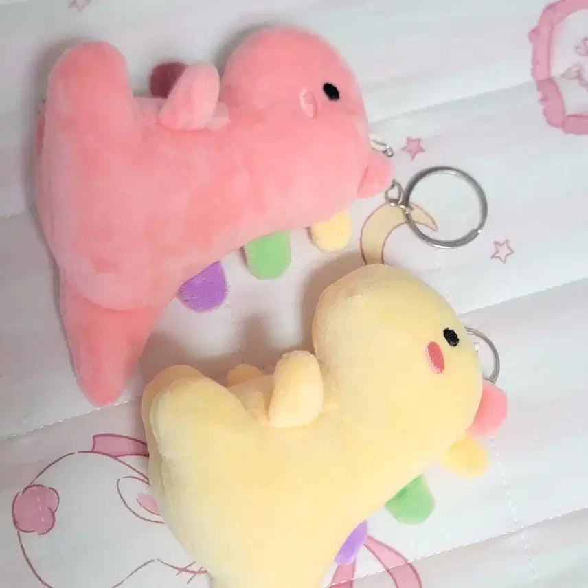 [BUNJANG] Dinosaur Plush Keyring Bundle Set / 공룡인형키링 2개 일괄 0.5