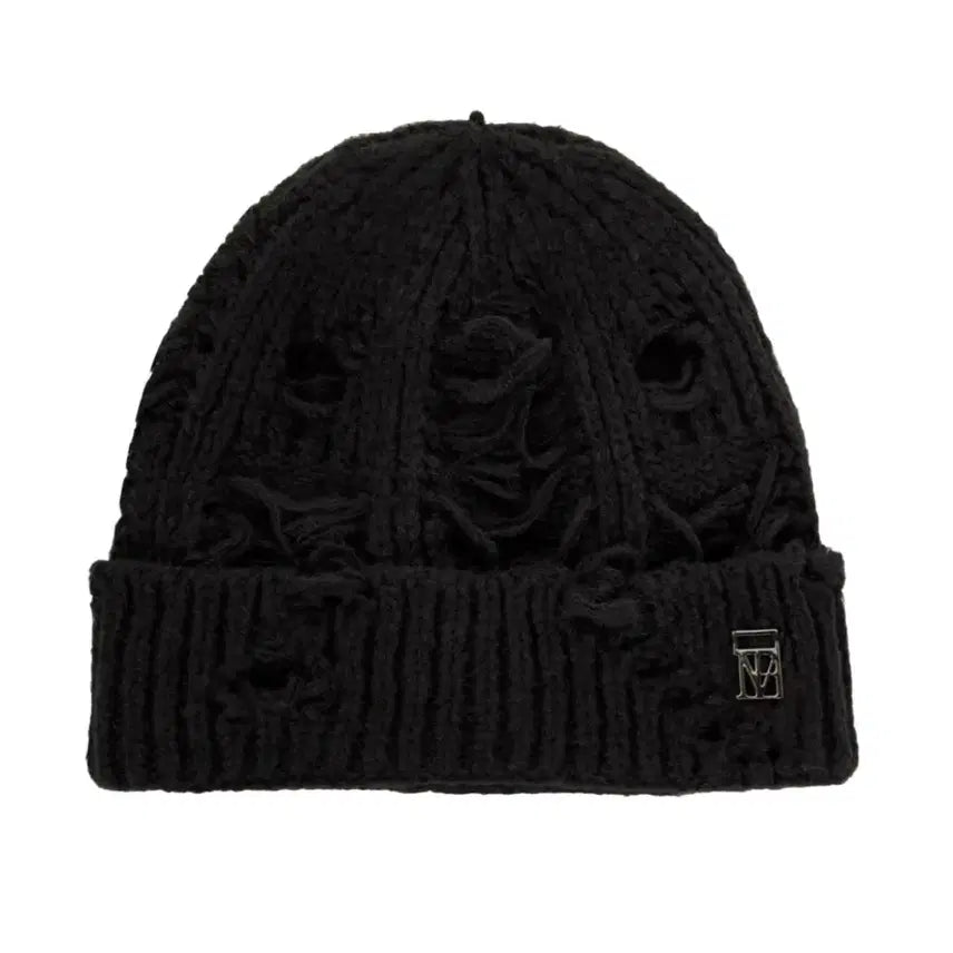 [SOLD OUT] [새상품]트리밍버드 디스트레스드 니트 비니