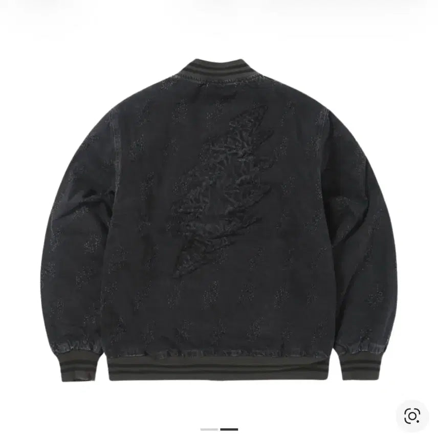 [BUNJANG] thisisneverthat x Grateful Dead Varsity Jacket Black / (L) 디스이즈네버댓X그레이트풀데드 바시티 자켓 블랙