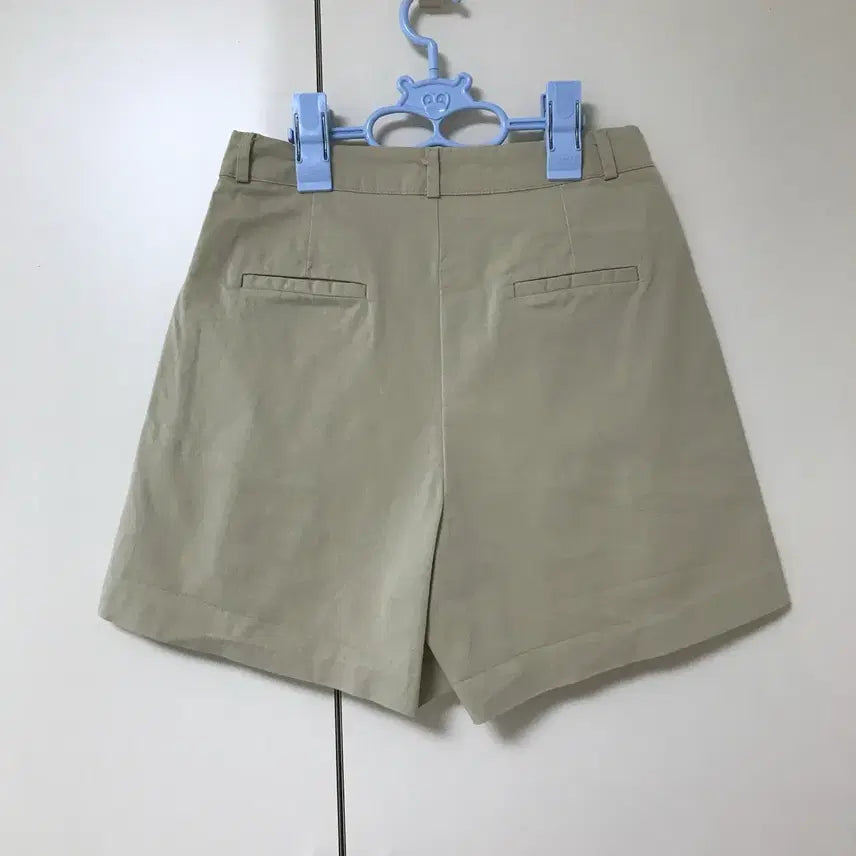 [BUNJANG] Vivre Beige Two-Tuck Half Pants / vivre 베이지 투핀턱 반바지 하프팬츠
