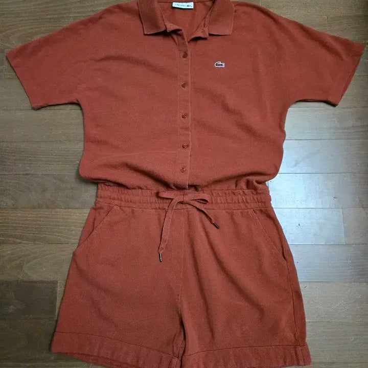 [SOLD OUT] 정품!라코스테 반팔 점프수트 55~55반