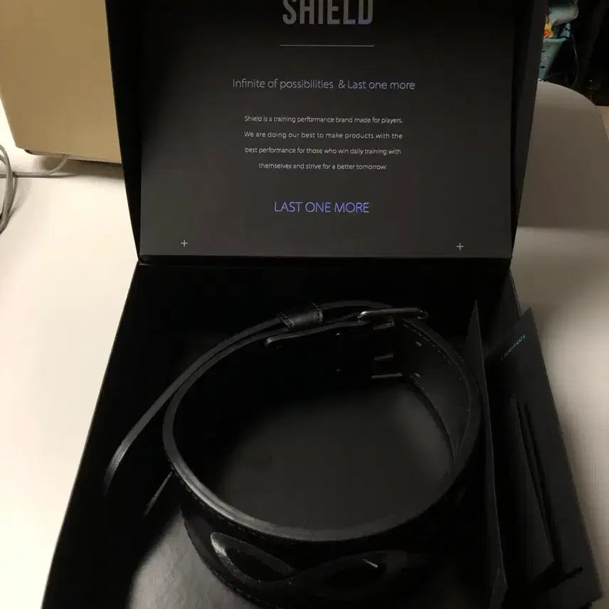 [BUNJANG] SHIELD Weight Lifting Belt S Black Leather / 미사용) SHIELD 쉴드 웨이트 리프팅 벨트