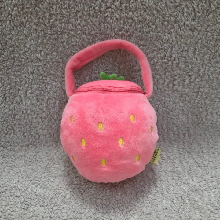 [BUNJANG] Everland Fox Doll Strawberry Pouch / 에버랜드 여우 인형 딸기 파우치
