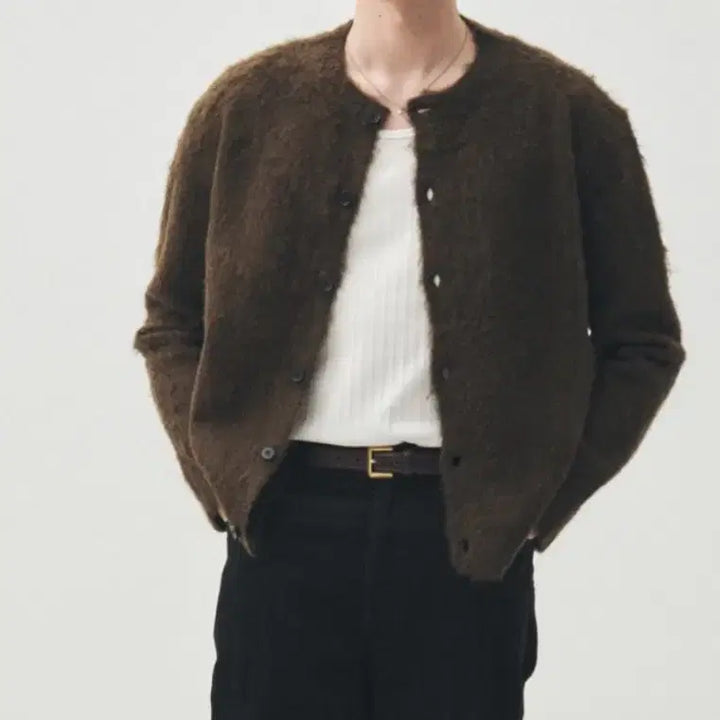 [BUNJANG] Minav Alpaca Round Neck Cardigan / 새상품급 미나브 알파카 라운드 넥 가디건 [7COLOR]