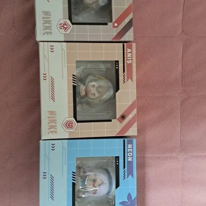 [BUNJANG] NIKKE Rapi/Anis/Neon Figure Set / 니케 라피/아니스/네온 컵라면 홀더 3종 피규어