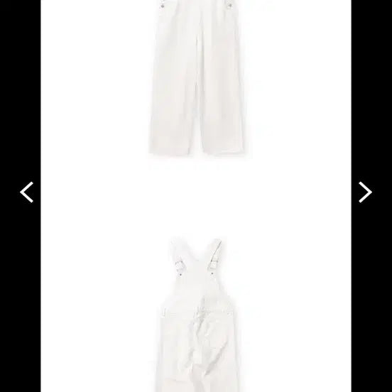 [BUNJANG] Re_L White Denim Overalls / Re_L 리엘 화이트 멜빵 바지 데님