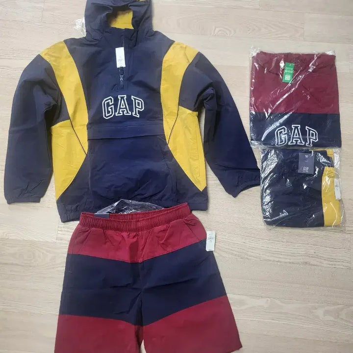 [BUNJANG] GAP Kids Windbreaker Anorak Jacket Set / GAP 갭 키즈 윈드브레이크 아노락 자켓 세트 새상품