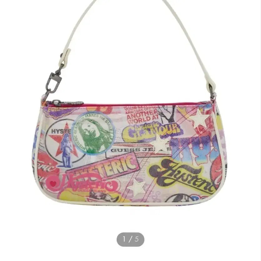 [BUNJANG] Hysteric Glamour Guess Baguette Bag / 히스테릭글래머 x 게스진스 바게트 백