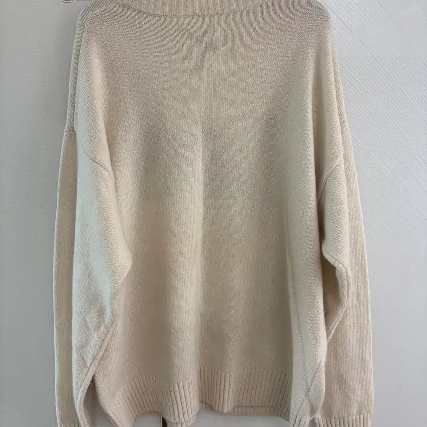 [BUNJANG] Lee Ivory Knit Logo Sweater / Lee 아이보리 니트