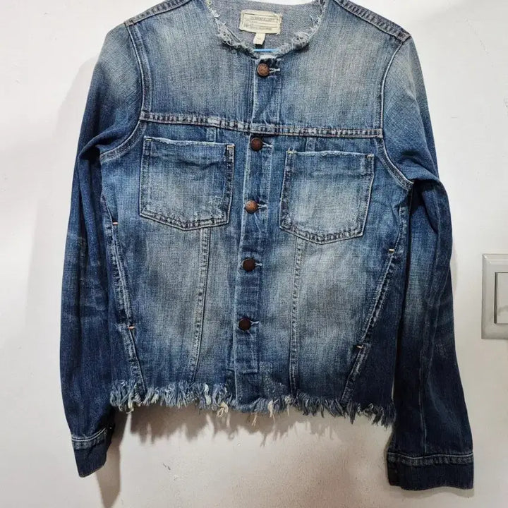 [BUNJANG] Current/Elliott Denim Cut-off Jacket / 커렌트 엘리엇  CURRENT/ ELLIOTT 데님 컷오프 자켓