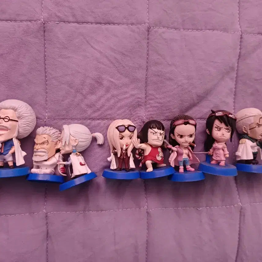 [BUNJANG] One Piece Marine Anime Mini Figure Set / 원피스 해군 아니메 미니 피규어 18종