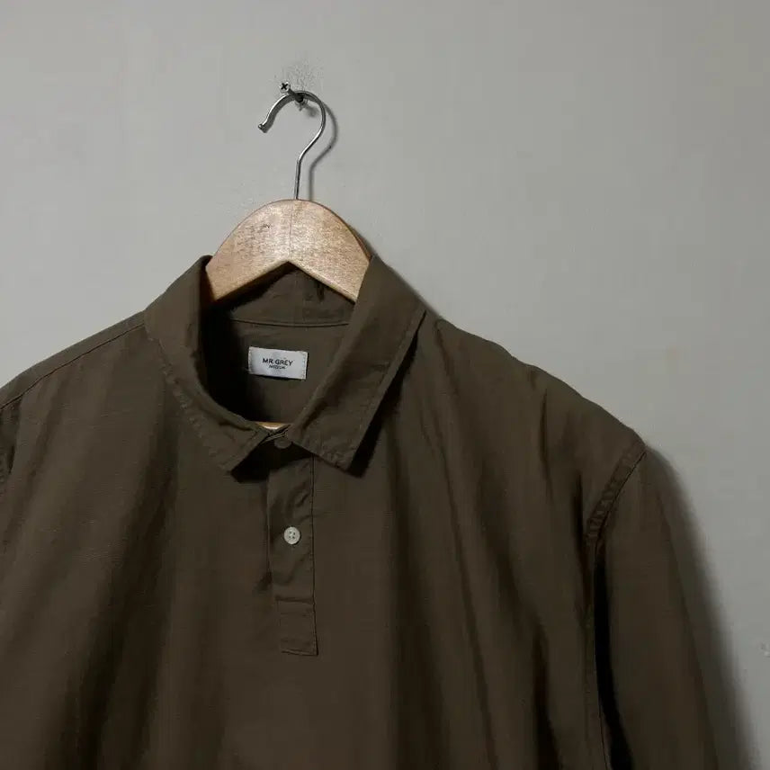 [SOLD OUT] 95-100 MR GRAY 루즈핏 긴팔 셔츠 상의 정품