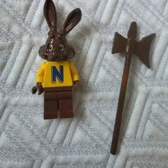 [BUNJANG] Lego Nesquik Rabbit Custom Minifigure / 레고 미니피규어 커스텀 네스퀵 판매합니다.