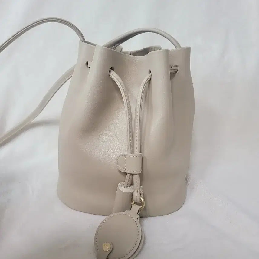 [SOLD OUT] hoze 호재 베이지 버킷백 숄더백 복조리백