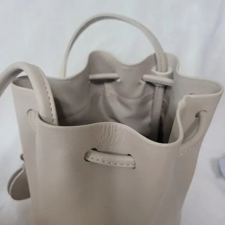 [SOLD OUT] hoze 호재 베이지 버킷백 숄더백 복조리백