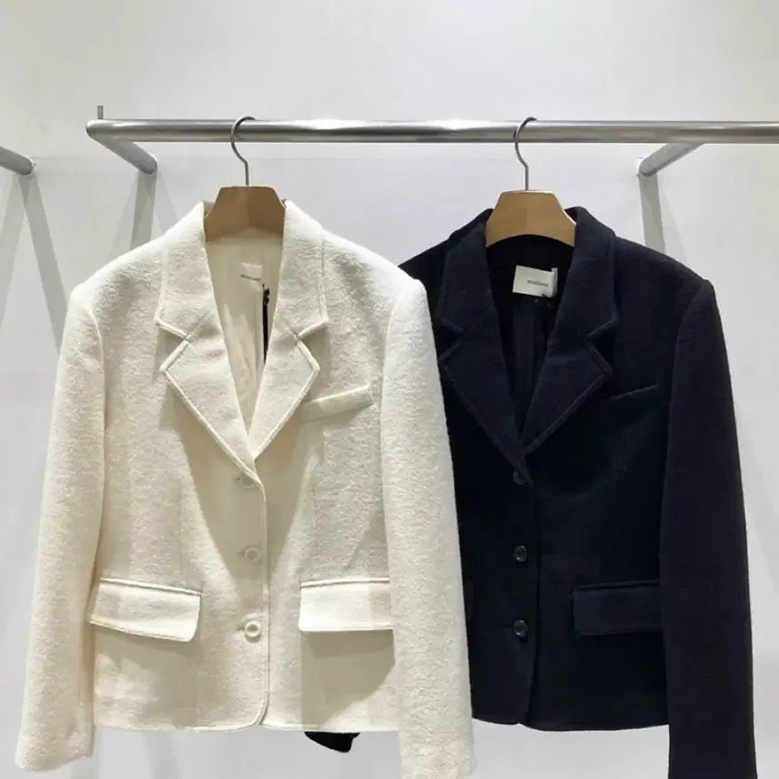[BUNJANG] Woodsage Alpaca Wool Boucle Jacket / 우드세이지 알파카 울 부클자켓