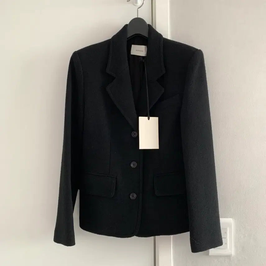 [BUNJANG] Woodsage Alpaca Wool Boucle Jacket / 우드세이지 알파카 울 부클자켓