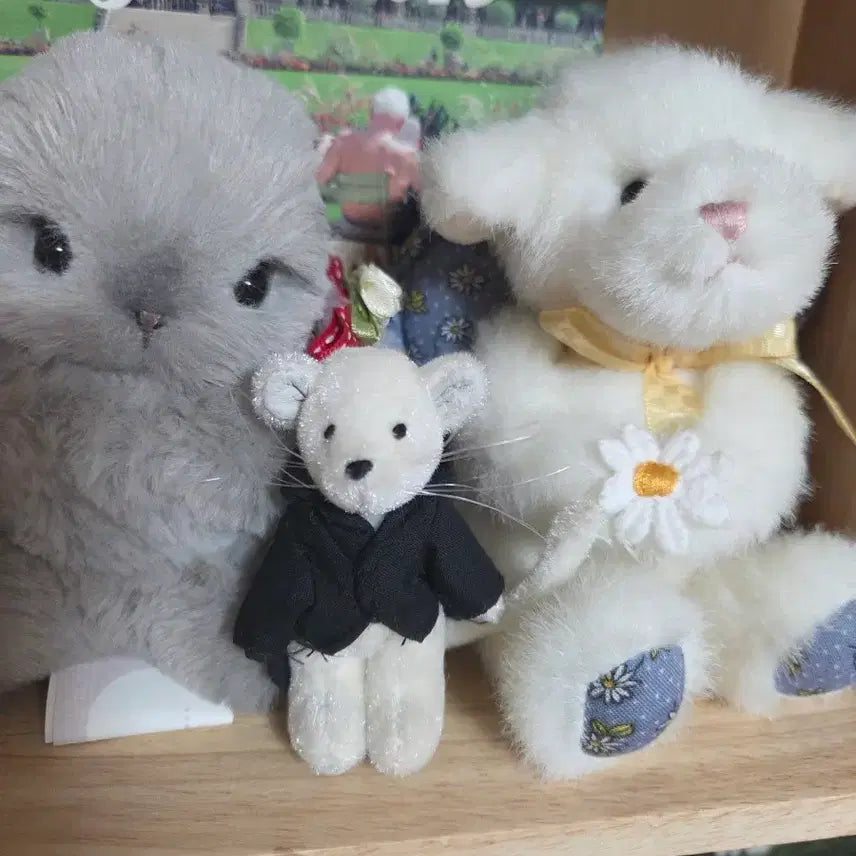 [BUNJANG] Boysbear Miniature Tuxedo Mouse Figurine / 보이즈베어 초미니 턱시도 쥐  신사 쥐