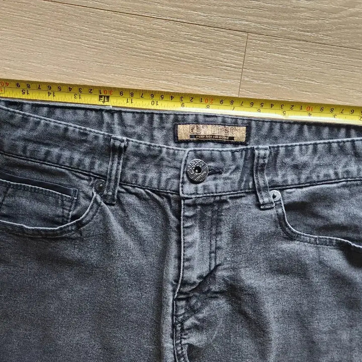 [BUNJANG] Used Black Denim Jeans 32 / GET USED 흑청 데님 청바지 82cm 32