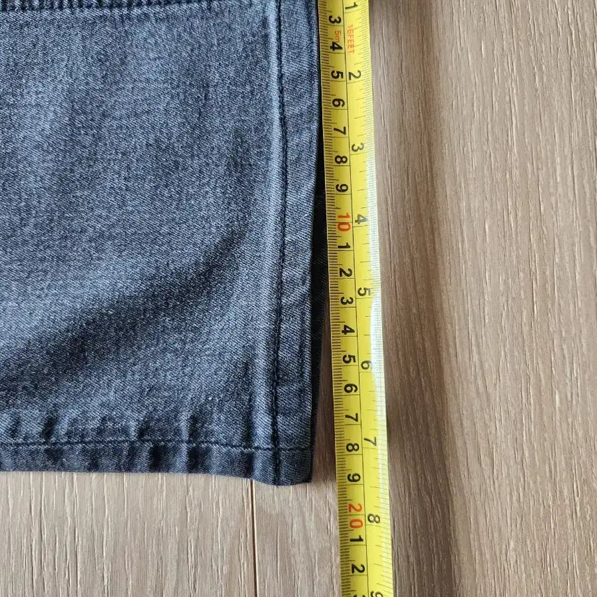[BUNJANG] Used Black Denim Jeans 32 / GET USED 흑청 데님 청바지 82cm 32